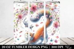 Spring Petals Cat Tumbler | 20 oz Tumbler Product Image 2