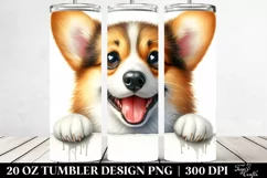 Cute Crazy Pembroke Welsh Corgi | 20 Oz Tumbler Product Image 2