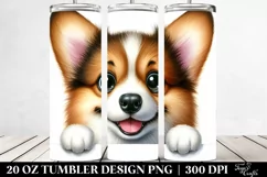 Cute Crazy Pembroke Welsh Corgi | 20 Oz Tumbler Product Image 2