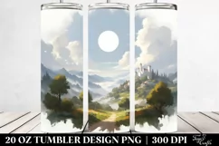 Digital Watercolor Art | 20 Oz Tumbler Product Image 2
