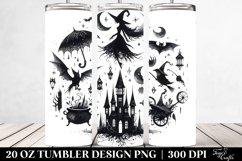 Simple Gothic Witch | 20 oz Tumbler Product Image 2