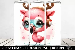 Expressive Flamingo 20 Oz Tumbler Product Image 2