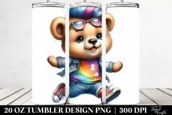 Vibrant Baby Bear | 20 oz Tumbler Product Image 2