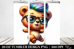 Vibrant Baby Bear | 20 oz Tumbler Product Image 2