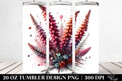 Glossy Metallic Heather Sublimation Tumbler Product Image 2