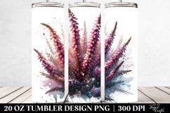 Glossy Metallic Heather Sublimation Tumbler Product Image 2