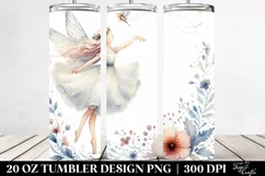 Dancing Whimsical Fairy Art, High-Quality 20 Oz Tumbler Product Image 2
