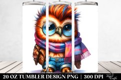 Cute Baby Owl in Fun Attire Product Image 2