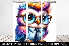 Cute Baby Owl in Fun Attire Product Image 2