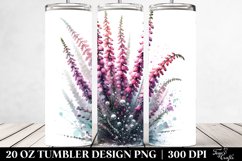20 Oz Tumbler Sublimation | Metalic Heather Watercolor Product Image 2