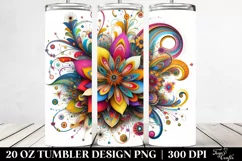 Colorful Flower | 20 Oz Tumbler Product Image 2