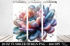 Glossy Anemone Watercolor Clipart Product Image 2
