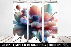 Glossy Anemone Watercolor Clipart Product Image 2