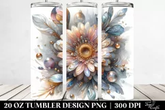 Golden Marble Shiny Tumbler Product Image 2
