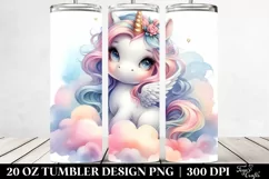 Dreamy Unicorn Sky Palace | 20 Oz Tumbler Product Image 2