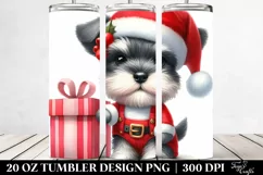 Expressive Miniature Schnauzer Baby Watercolor 20 Oz Tumbler Product Image 2