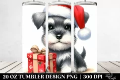 Expressive Miniature Schnauzer Baby Watercolor 20 Oz Tumbler Product Image 2