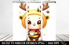 Expressive Bee Baby Watercolor 20 Oz Tumbler Product Image 2