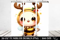 Expressive Bee Baby Watercolor 20 Oz Tumbler Product Image 2