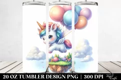 Floating Island Unicorn | 20 Oz Tumbler Product Image 2