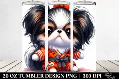 Expressive Halloween Japanese Chin Baby Watercolor 20 Oz Product Image 2