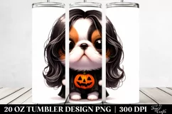 Expressive Halloween Japanese Chin Baby Watercolor 20 Oz Product Image 2