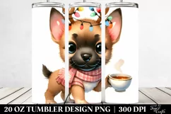 Expressive Malinois Baby Watercolor 20 Oz Tumbler Product Image 2