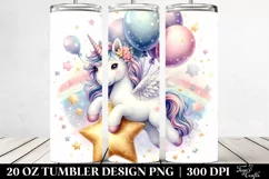 Dreamy Star Unicorn | 20 Oz Tumbler Product Image 2