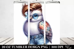 Baby Dove Posing with Jeans | 20 oz Tumbler Product Image 2