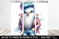 Vibrant Baby Dove Posing | 20 Oz Tumbler Product Image 2