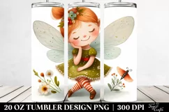 Simple Retro Funny Fairy | 20 oz Tumbler Product Image 2