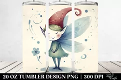 Simple Retro Funny Fairy | 20 oz Tumbler Product Image 2