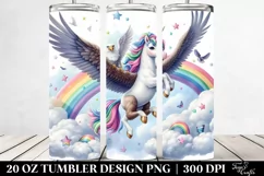 Pastel Unicorn Rainbow Fantasy | 20 Oz Tumbler Product Image 2