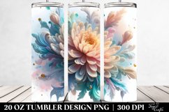 Glossy Chrysanthemum Clipart 20 Oz Tumbler Product Image 2