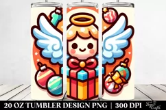 Holidays Gift Box with Wings Clipart, High-Quality 20 Oz Product Image 2