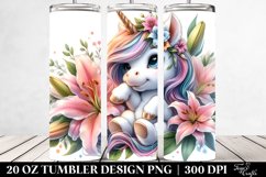 Baby Unicorn Lily | 20 oz Tumbler Product Image 2