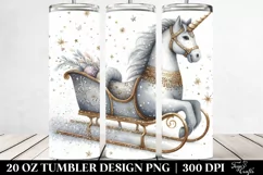 Washed Watercolor Sled 20 Oz Tumbler Product Image 2