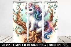 Magical Tree Unicorn Whimsical | 20 Oz Tumbler Product Image 2