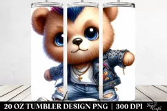Vibrant Baby Bear Dancing | 20 Oz Tumbler Product Image 2