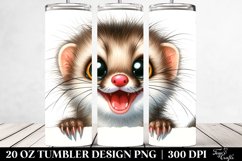 Cute Crazy Weasel | 20 Oz Tumbler Product Image 2