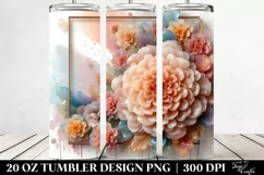Abstract Marigold Tumbler | 20 oz Tumbler Product Image 2