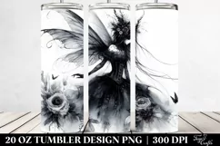Washed Gothic Fairy | 20 Oz Tumbler Product Image 2