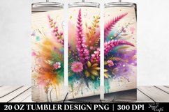 Heather Wooden Background | 20 Oz Tumbler Product Image 2