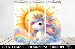 Magical Sun Unicorn | 20 Oz Tumbler Product Image 2