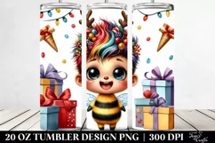 Expressive Bee Baby Watercolor 20 Oz Tumbler Product Image 2