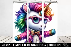 Expressive Unicorn Tumbler | 20 oz Tumbler Product Image 2