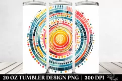 Colorful Simple Watercolor Sun | 20 oz Tumbler Product Image 2