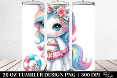 Baby Unicorn,Beachwear,Whimsical | 20 Oz Tumbler Product Image 2