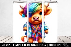 Funny Highlandcow Tumbler | 20 oz Tumbler Product Image 2