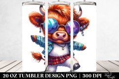 Expressive Highlandcow Tumbler | 20 oz Tumbler Product Image 2
